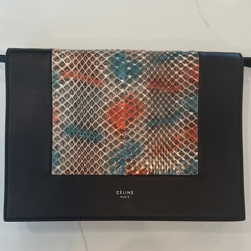 Authentic Celine Python Shoulder Bag - image 3